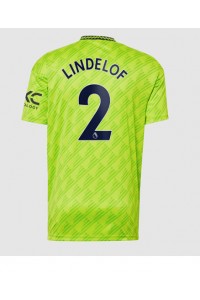 Fotbalové Dres Manchester United Victor Lindelof #2 Třetí Oblečení 2022-23 Krátký Rukáv